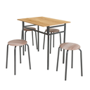 Ver imagem 6 de Conjunto Mesa Dobrável com 4 Banquetas Cozinha Apartamento