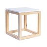 Cubo Vazado Cromus para Decoração de Mesa Branco 15cm - 3