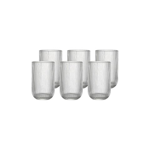 Jogo de Copos de Vidro Reluz 6 Peças Haus Concept