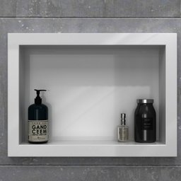 Nicho para Banheiro Mármore Sintético 45,2x10x33cm  - 1