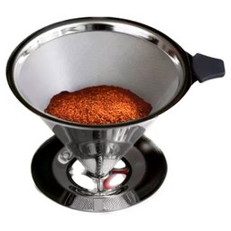 Coador de Café Inox Pour Over Tam. 102 - Não Precisa Filtro - 4