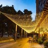 Cortina Led 100 Leds 10m Quente Decoração de Festas e Eventos Vitrine Cortina de LED - 6