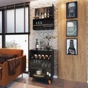 Ver imagem 2 de Conjunto Bar Porta de Vidro e Bar Suspenso Samba CabeCasa MadeiraOriginals