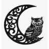 Lua com Coruja:preto - 1