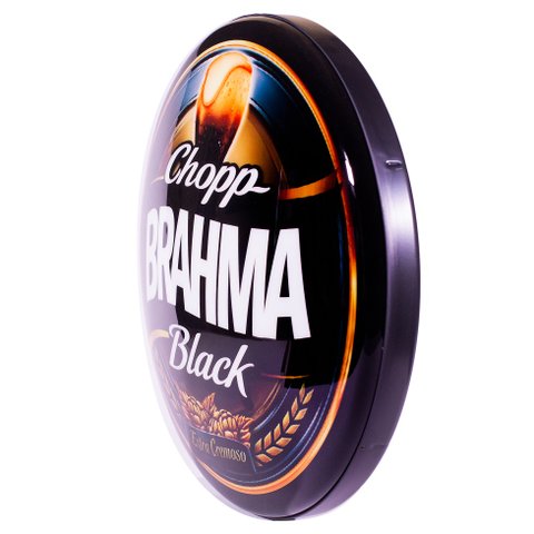 Luminoso de Parede Cerveja Brahma Chopp Black Retrô Vintage Bar,garagem,churrasqueira,espaço Gourmet