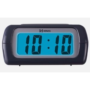 Despertador Digital Cinza Herweg 2981