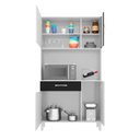 Ver imagem 2 de Armário para Cozinha 4 Portas 1 Gaveta Viena Plus Madine
