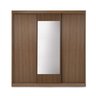 Guarda Roupa Casal com Espelho 3 Portas de Correr Muriqui Maxx CabeCasa MadeiraOriginals - 5