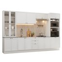Ver imagem 2 de Armário de Cozinha Completa 340 cm Branco Vik Madesa 01
