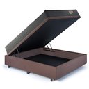 Ver imagem 4 de Cama Box Casal Baú Suede com Colchão Adapto Ecoflex Mola Ensacada 138x188