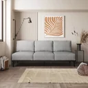 Ver imagem 1 de Sofá 3 Lugares Boreal com Mola Ensacada CabeCasa MadeiraOriginals