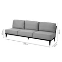 Ver imagem 4 de Sofá 3 Lugares Boreal com Mola Ensacada CabeCasa MadeiraOriginals