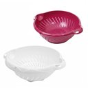 Ver imagem 1 de Escorredor de Massas Macarrao Legumes Arroz Frutas Resistente Alças Cozinha Utensilio Domestico Pene