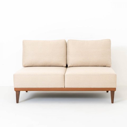 Sofá 2 Lugares Boreal com Mola Ensacada CabeCasa MadeiraOriginals