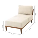 Ver imagem 4 de Chaise Boreal Base em Madeira com Mola Ensacada CabeCasa MadeiraOriginals