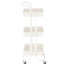 Carrinho organizador multiuso quarto banheiro 3 prateleiras - 3