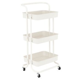 Carrinho organizador multiuso quarto banheiro 3 prateleiras - 1