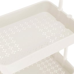 Carrinho organizador multiuso quarto banheiro 3 prateleiras - 4