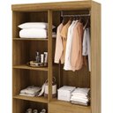 Ver mais imagens de Guarda Roupa Solteiro 103cm com Espelho Mayra Nature V02 - Mpozenato