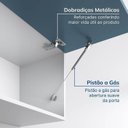 Ver mais imagens de Cozinha Compacta Planejada 4 Peças 2 Aéreos 2 Balcões Soho CabeCasa MadeiraOriginals Azul/Branco