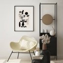 Ver imagem 1 de Quadro Miró Preto e Branco - 60x48cm:moldura Preta
