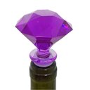 Ver imagem 2 de Tampa Rolha Garrafa Vinho Bebida Rosca Diamante Roxo Screwcap