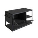 Ver imagem 4 de Conjunto Suspenso Banheiro Gabinete Espelheira 80cm Grafite P1013