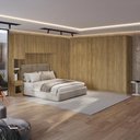 Ver imagem 1 de Quarto Modulado Adapt 14 Portas 7 Gavetas MDP 690cm Nogueira