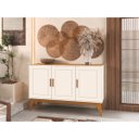 Ver imagem 2 de Buffet Aparador Organizador Sierra 3 Portas 130cm:off/cedro