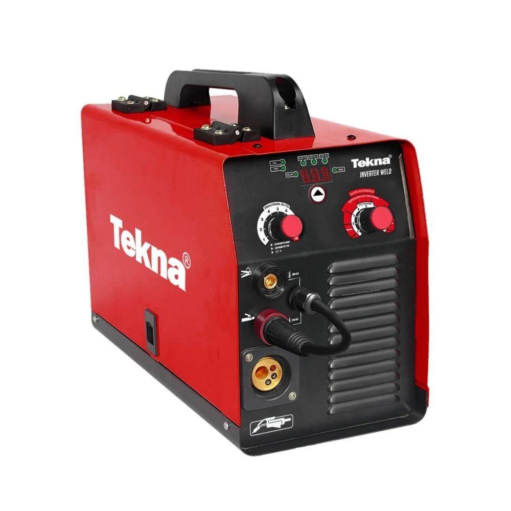 Maquina de Solda Inverter Weld Mig/mma/tiglift 160a 220v 60hz com Painel Digital Tekna - 1