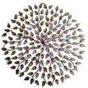 Ver imagem 1 de Mandala Folhada Envelhecida em Ferro 1.20 M Rústica:envelhecido