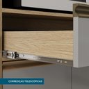 Ver imagem 4 de Módulo Inferior 02 Portas 04 Gavetas 120cm Cozinha Vitoria - Carvalho/offwhite