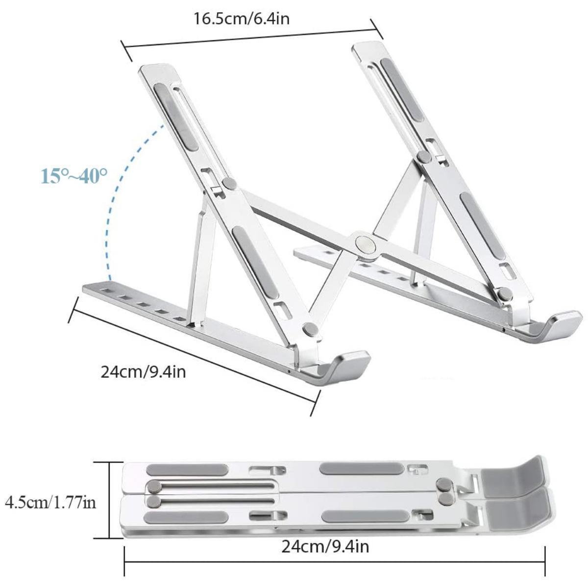 Suporte Para Notebook Laptop Alumínio Ajustável E Ergonômico - 3