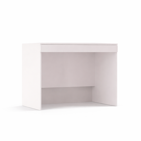 Escrivaninha Mesa com Gaveta MDF Altezza Belmax:Branco