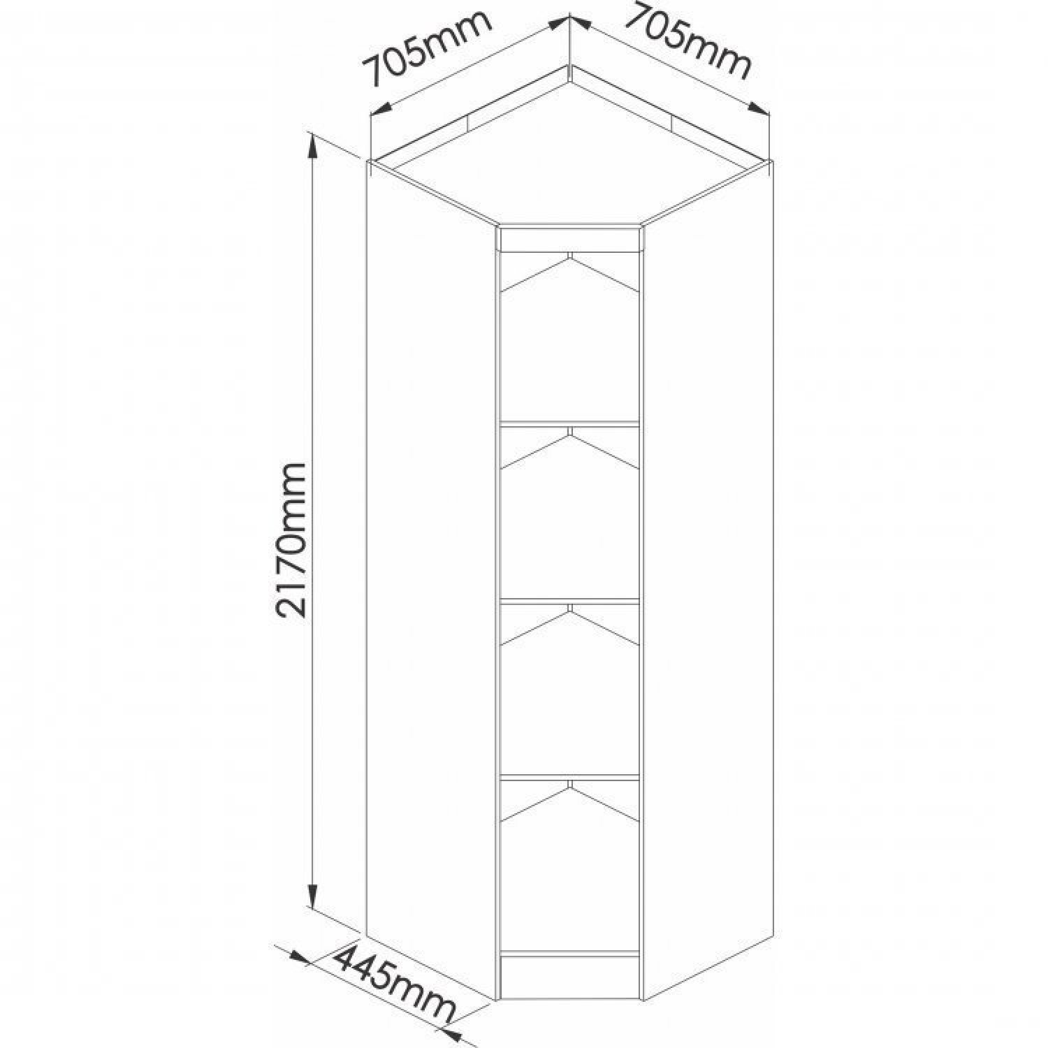 Quarto Modulado Solteiro 5 Peças Infinit Móveis Castro - 13