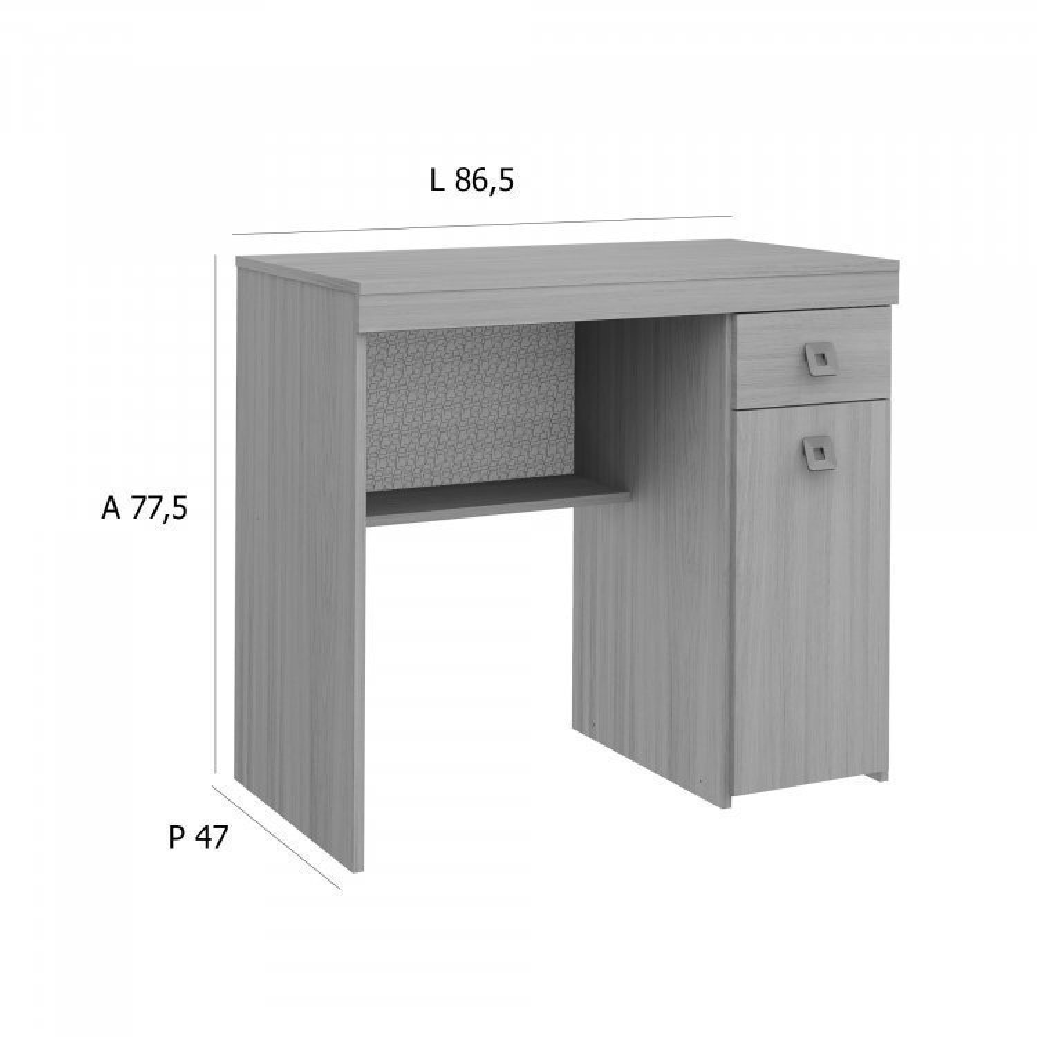 Quarto Modulado Solteiro 5 Peças Infinit Móveis Castro - 5