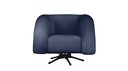 Ver imagem 1 de Poltrona Micheli 94cm Base Reclinável Veludo: Azul Marinho