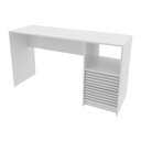 Ver imagem 5 de Escrivaninha/Mesa Escritório 135,8cm 2 Gavetas e Nicho Multimóveis CR25262 Branco