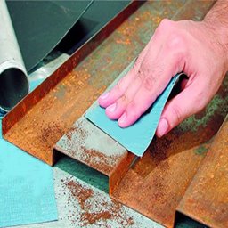 Kit 30 Lixa Folha Grão 150 Ferro Metal Aço Ferrugem 27X22cm - 3