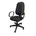 Ver imagem 2 de Cadeira Escritório Presidente Comfort Costurada:preto