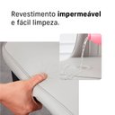 Ver imagem 4 de Cadeira Ergonômica Impermeável Escritório Fixa Palito Cor:branco