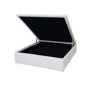 Ver imagem 1 de Base Baú Physical Corino Casal 138x188x39cm Ortobom Branco