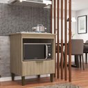 Ver imagem 2 de Balcão para Cooktop 4 Bocas 1 Porta 70cm Dourado