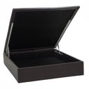 Ver imagem 1 de Base Baú Physical Corino Casal 138x188x39cm Ortobom Marrom