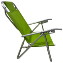 Ver imagem 2 de Cadeira de Praia Conforto Oversize Reclinavel 140kg Ronchetti Verde