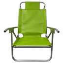 Ver imagem 3 de Cadeira de Praia Conforto Oversize Reclinavel 140kg Ronchetti Verde
