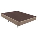 Ver imagem 1 de Base Sommier Linho Casal 138x188x23cm Ortobom Bege