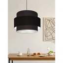 Ver mais imagens de Lustre para Sala de Jantar Vivare Md-4394 Cúpula em Tecido 50cm Preto 127/220v