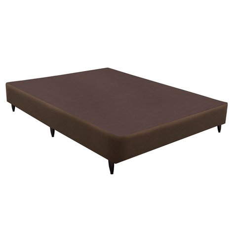 Base Sommier Linho Casal 138x188x23cm Ortobom Marrom