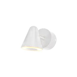 Arandela Led Alumínio Branco 5w 3000k Luz Amarela Yamamura - 1